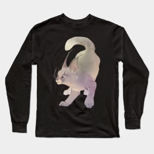 Gray Caracal Long Sleeve T-Shirt